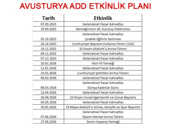 Avusturya ADD Etkinlik Planı